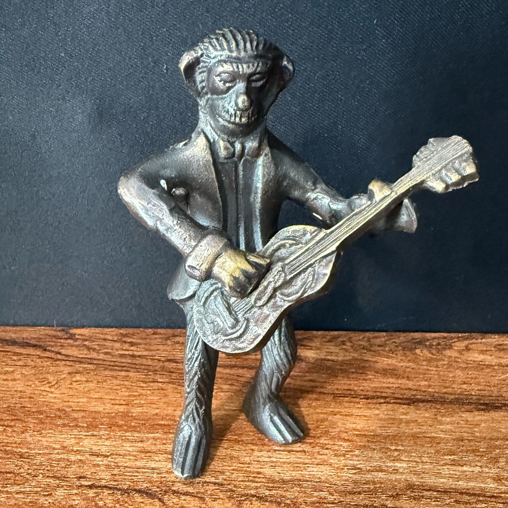 5 Monkeys Orchestra Figurines - Picture 10 of 16
